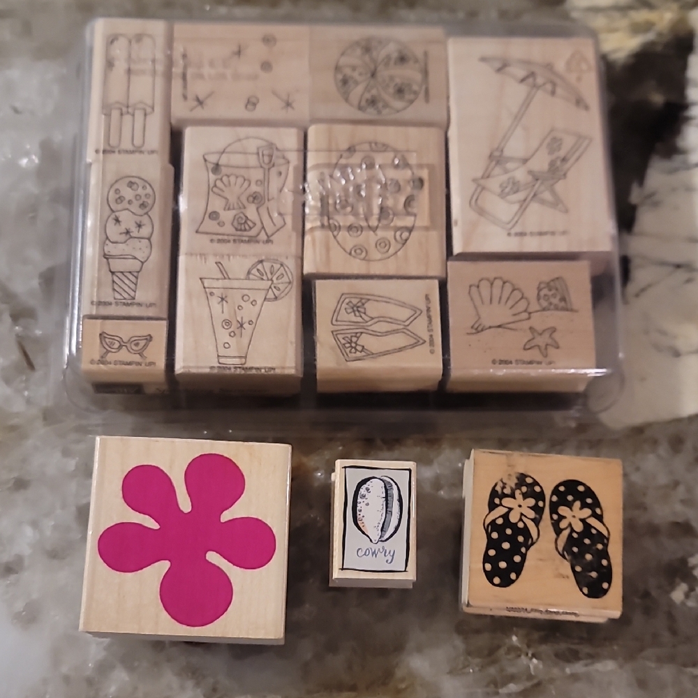 Beachy Rubber Stamps